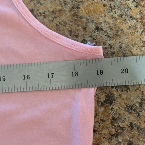 Women Light Pink Tank Top Cami Undershirt Wide Strap Summer Medium Stretch 2xl - Picture 5 of 9